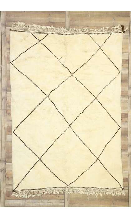 7 x 10 Beni Ourain Moroccan Rug 20763