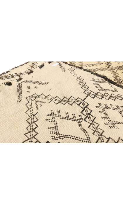 6 x 10 Vintage Moroccan Beni Ourain Rug 20773