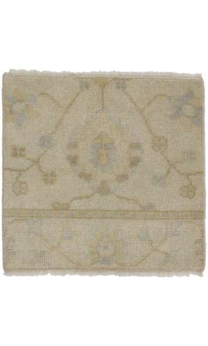 2 x 2 Modern Oushak Wagireh Rug 30396