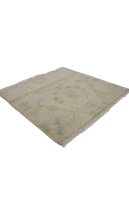 2 x 2 Modern Oushak Wagireh Rug 30396