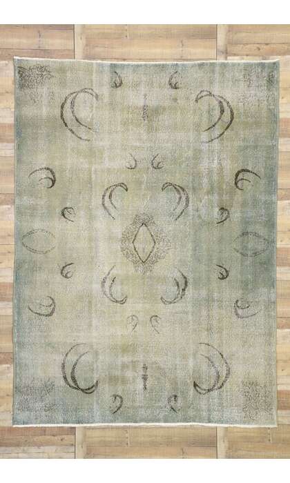 7 x 10 Vintage Turkish Sivas Rug 50856