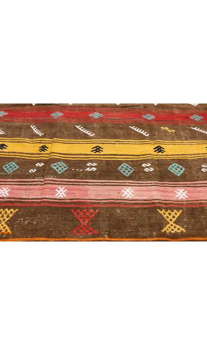 7 x 12 Vintage Turkish Kilim Rug 51074