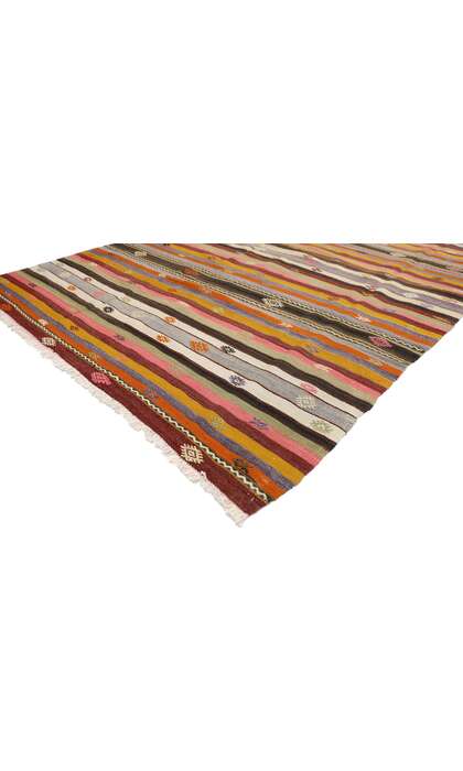 5 x 9 Vintage Turkish Kilim Rug 51283