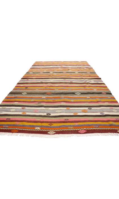 5 x 9 Vintage Turkish Kilim Rug 51283