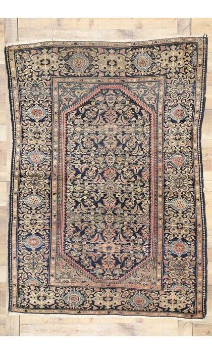 4 x 6 Antique Persian Hamadan Rug 71233