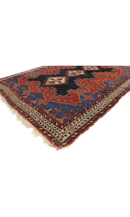 4 x 6 Antique Persian Shiraz Rug 71656