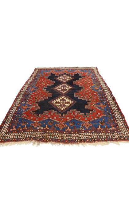 4 x 6 Antique Persian Shiraz Rug 71656