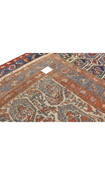 4 x 6 Antique Persian Kurdish Rug 71867