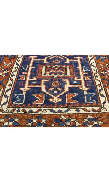 3 x 9 Antique Persian Karaja Heriz Runner 72591