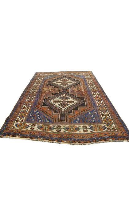 4 x 6 Antique Persian Afshar Rug 72605