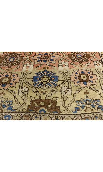4 x 7 Antique Persian Bijar Rug 73214 texture