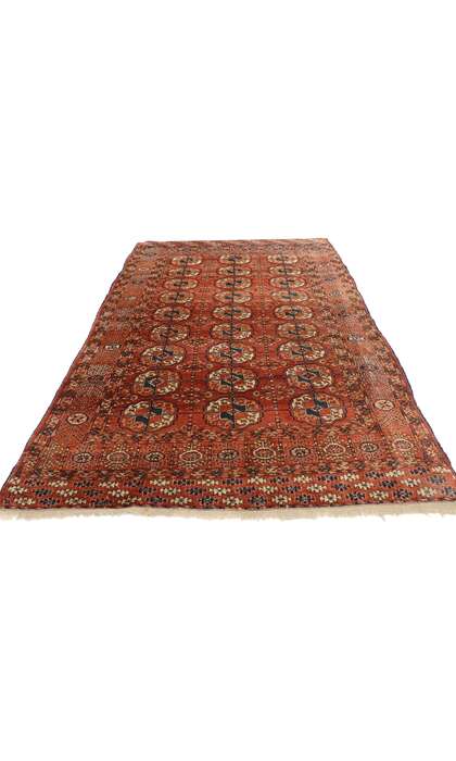 4 x 6 Antique Turkoman Tekke Rug 73274