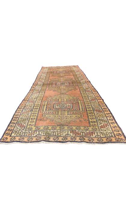 4 x 9 Antique Caucasian Kazak Rug 73291