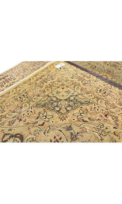 4 x 6 Vintage Indian Mashhad Rug 74339