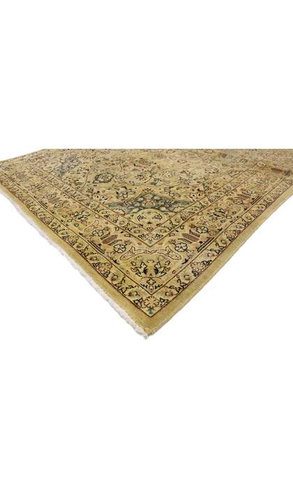 4 x 6 Vintage Indian Mashhad Rug 74339