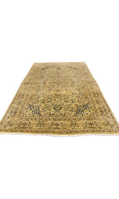 4 x 6 Vintage Indian Mashhad Rug 74339