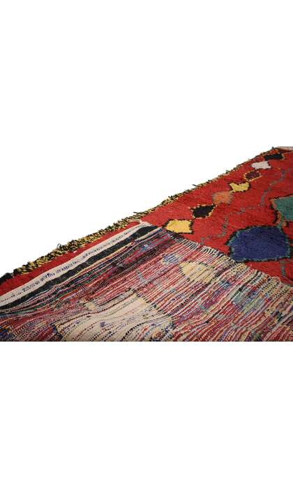 3 x 8 Vintage Red Moroccan Rug 74809