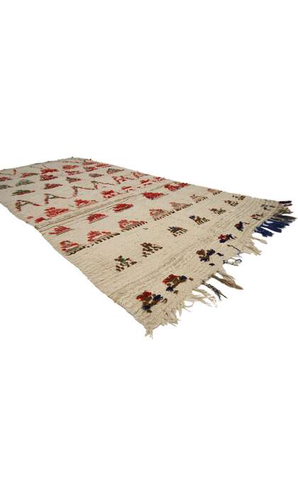 4 x 9 Vintage Moroccan Rug 74818