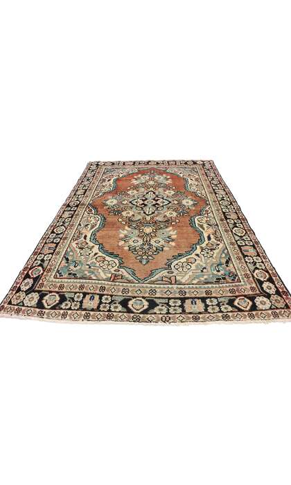 4 x 7 Vintage Persian Mahal Rug 75188