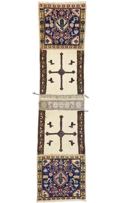2 x 9 Vintage Caucasian Azerbaijan Saddlebag 75284
