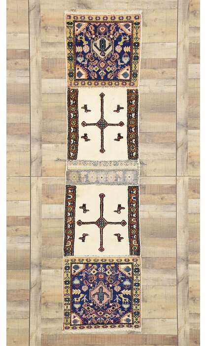 2 x 9 Vintage Caucasian Azerbaijan Saddlebag 75284