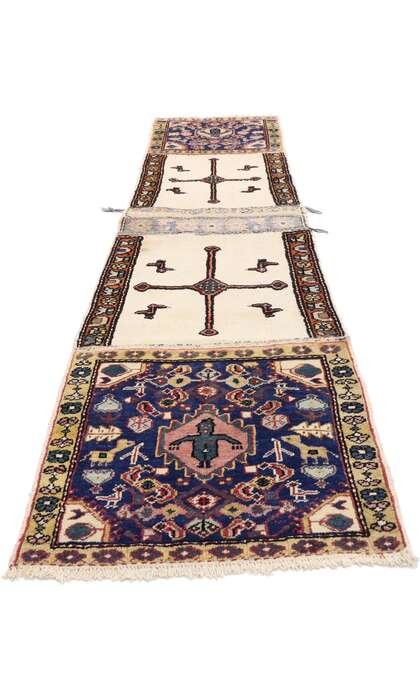 2 x 9 Vintage Caucasian Azerbaijan Saddlebag 75284