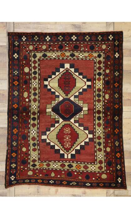 5 x 6 Vintage Persian Azerbaijan Rug 75646