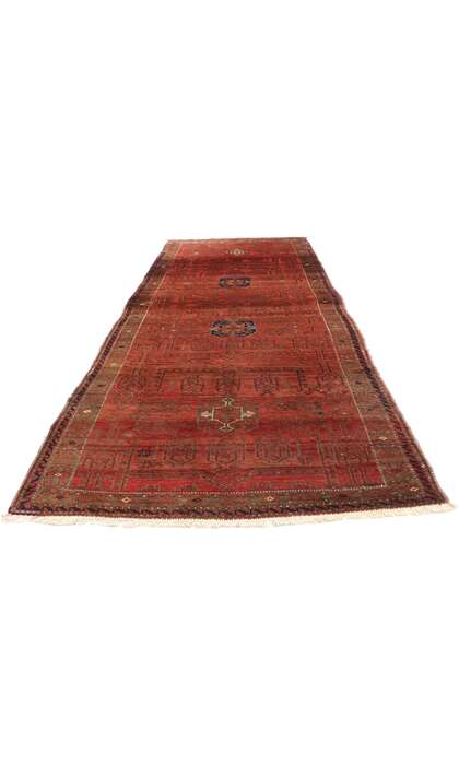 4 x 9 Vintage Persian Baluch Rug 76495