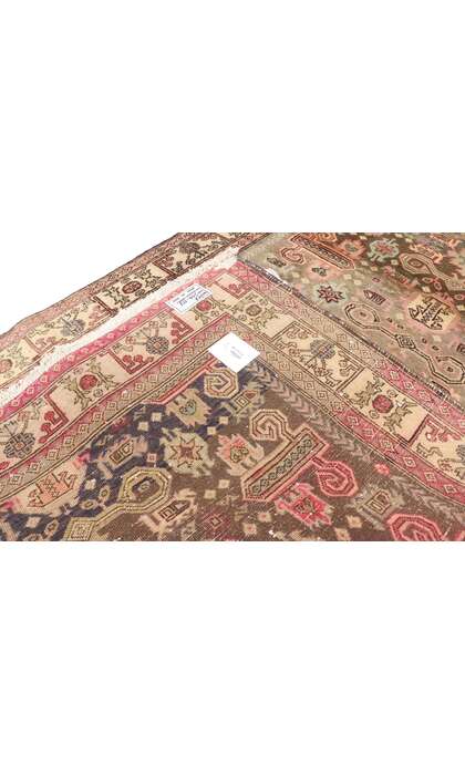 4 x 9 Vintage Persian Azerbaijan Rug 76527