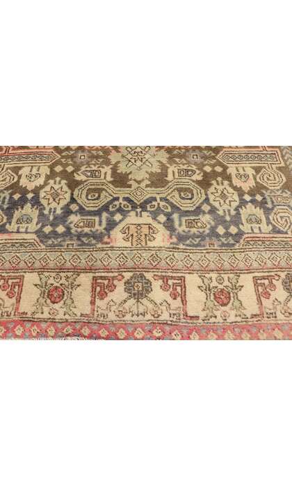 4 x 9 Vintage Persian Azerbaijan Rug 76527