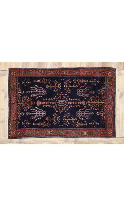 4 x 6 Antique Sarouk Rug 77208
