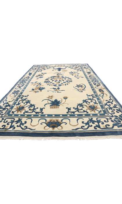 6 x 9 Vintage Chinese Peking Style Rug 77211