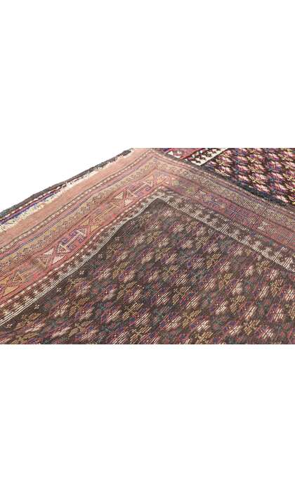 4 x 10 Antique Persian Kurdish Runner 20795