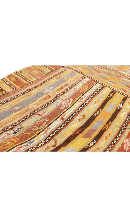 5 x 7 Vintage Turkish Kilim Rug 51282