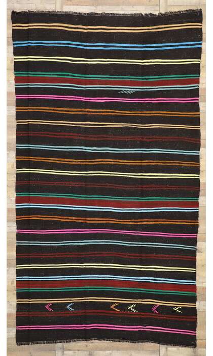 7 x 12 Vintage Turkish Kilim Rug 51322 w