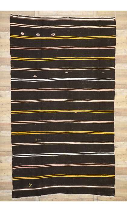 7 x 12 Vintage Turkish Kilim Rug 51349