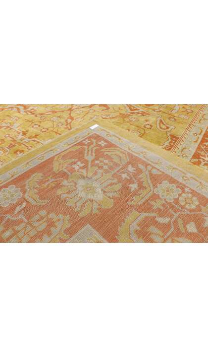 13 x 19 Large Colorful Oushak Rug 52426