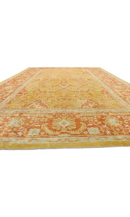 13 x 19 Large Colorful Oushak Rug 52426