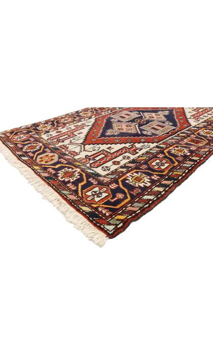 4 x 5 Vintage Persian Heriz Rug 60328