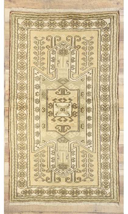 3 x 6 Vintage Persian Shirvan Rug 70126