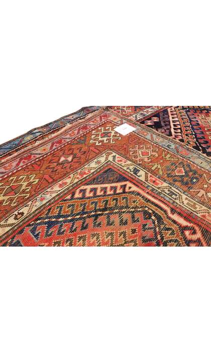 4 x 8 Antique Caucasian Kazak Rug 70950