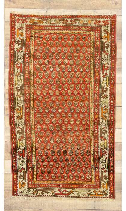 3 x 6 Antique Persian Hamadan Rug 71448