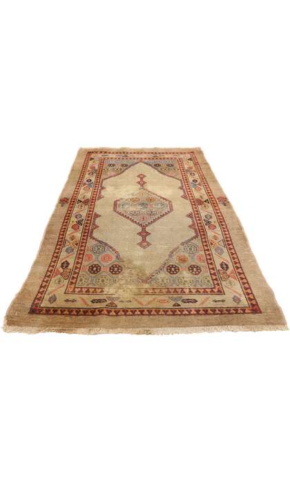 3 x 6 Antique Persian Kurdish Rug 72857