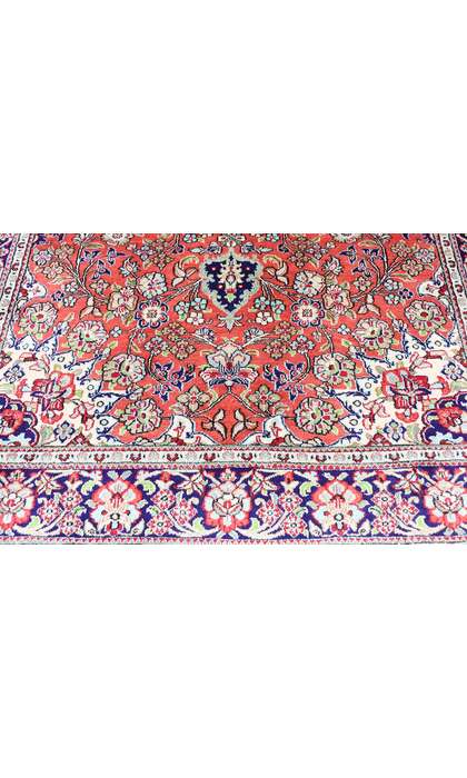 3 x 5 Vintage Persian Silk Qum Rug 74314