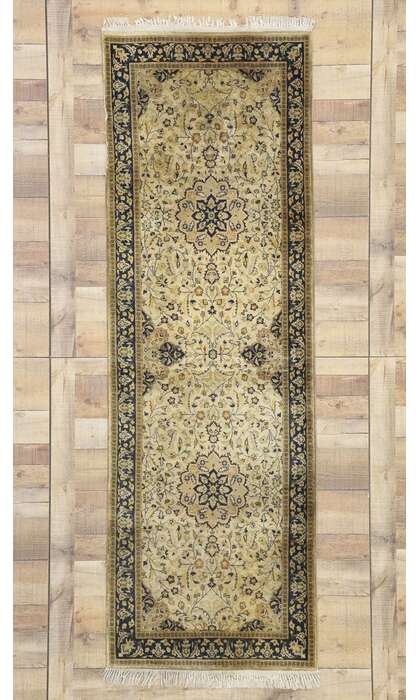 3 x 8 Vintage Pakistani Isfahan Rug 74890