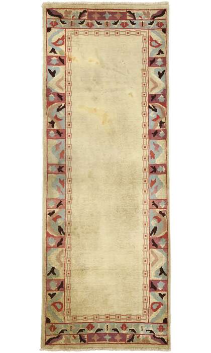 2 x 7 Vintage Persian Kerman Rug 75019