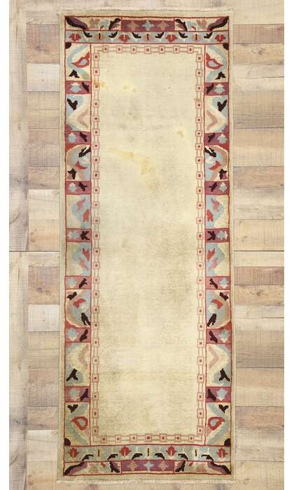 2 x 7 Vintage Persian Kerman Rug 75019