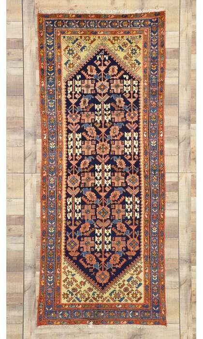 3 x 8  Antique Persian Malayer Runner 75339