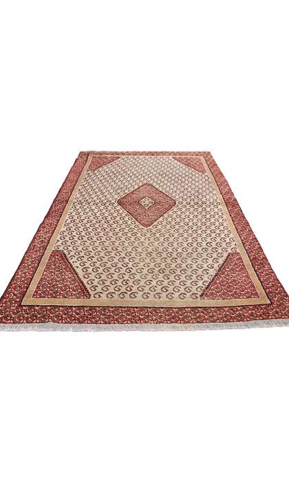 4 x 6 Vintage Persian Hamadan Rug 76260