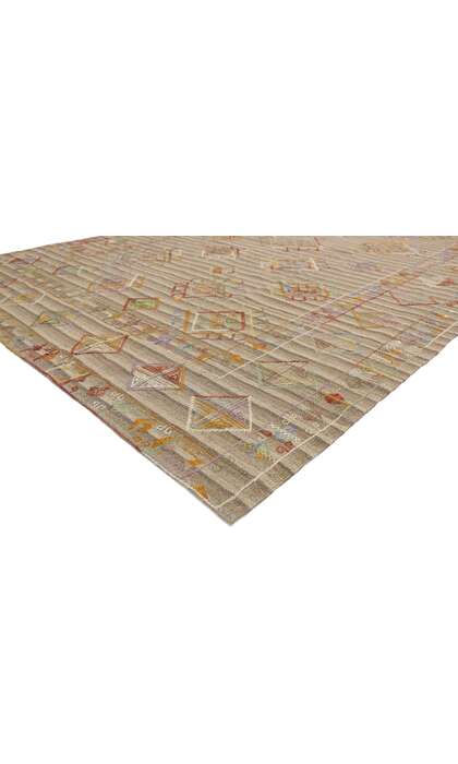 6 x 9 Vintage Uzbek Afghan Kilim Rug 80105